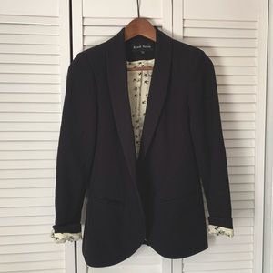 Black Rainn Fully Lined Blazer in Black Size S